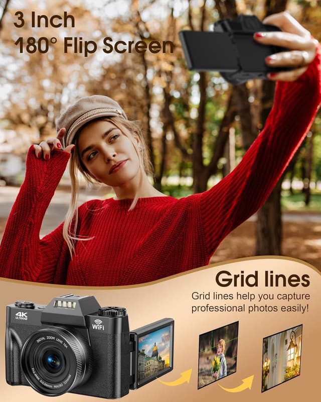 Thumbnail 3 de 4K 75MP Digital Camera