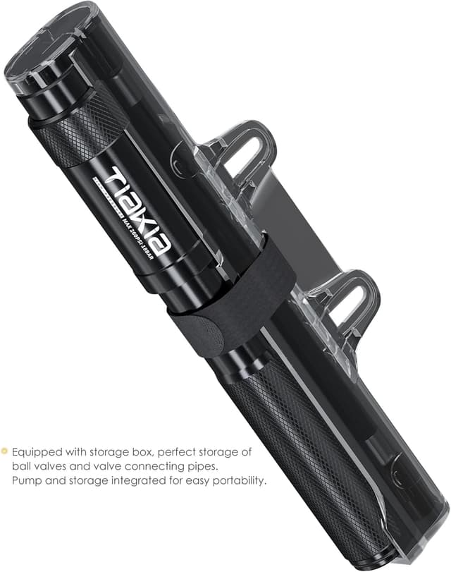 Detalle 2 de Tiakia Fahrradpumpe Mini 260 PSI Handpumpe
