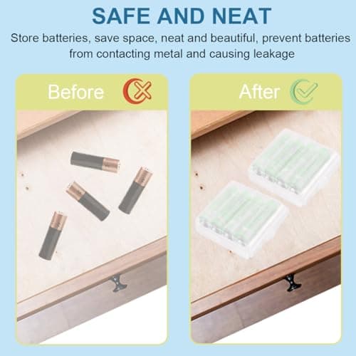 Thumbnail 3 de Xiatiaosann Estuche de almacenamiento de 12 piezas AA/AAA
