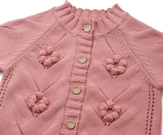 Thumbnail 6 de Cotton baby cardigan with florals