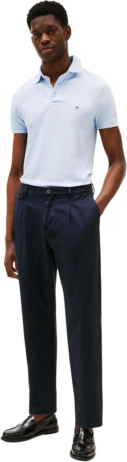 Detalle de Tommy Hilfiger Men’s Short Sleeve 1985 Slim Fit Polo Shirt