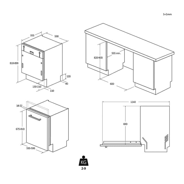 Thumbnail 1 de Candy CNS 4A4S3PSB lavavajillas 14 servicios 🧼