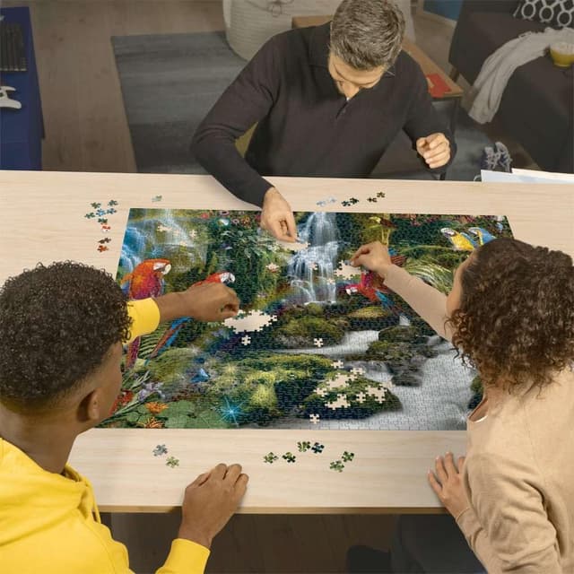 Detalle de Ravensburger Puzzle 2000 pièces adulte dès 14 ans – Le Paradis des perroquets (17111)