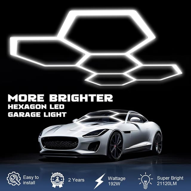 Thumbnail 2 de TAUDUDE Plafoniera LED esagonale 192W