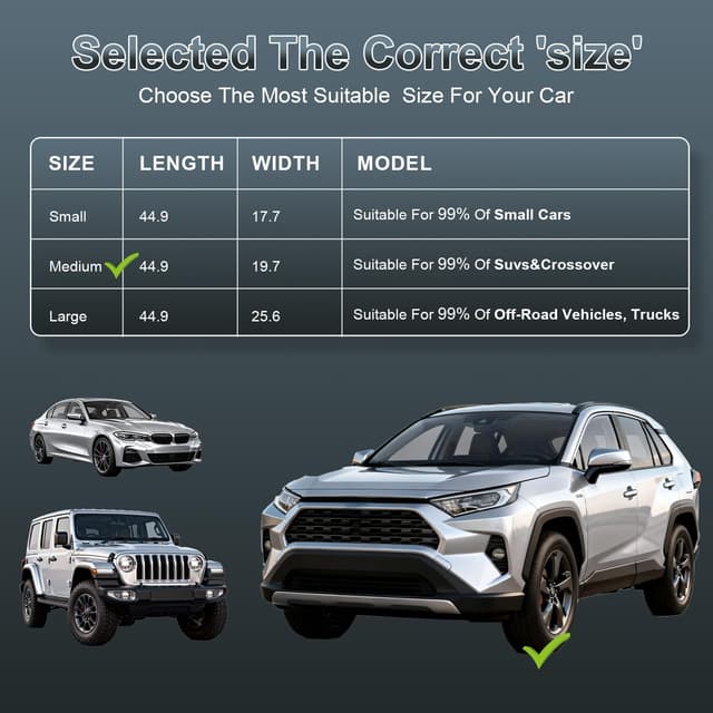 Thumbnail 6 de PEYOU Car Window Shades 2 Pack