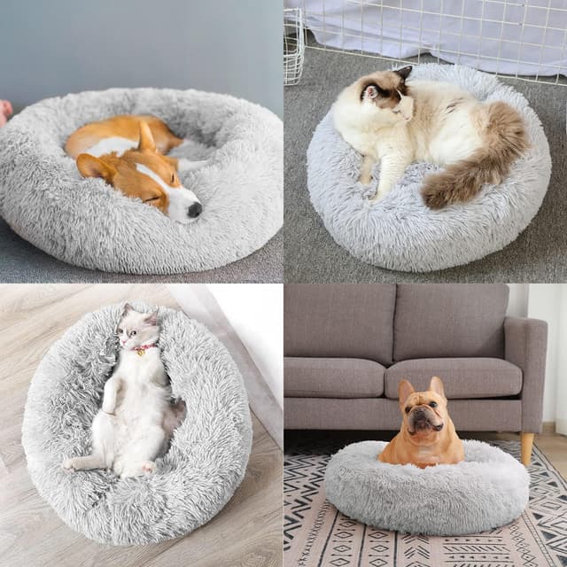 Thumbnail 6 de UUEMB 50cm Calming Donut Pet Bed ๐ถ๐ฑ