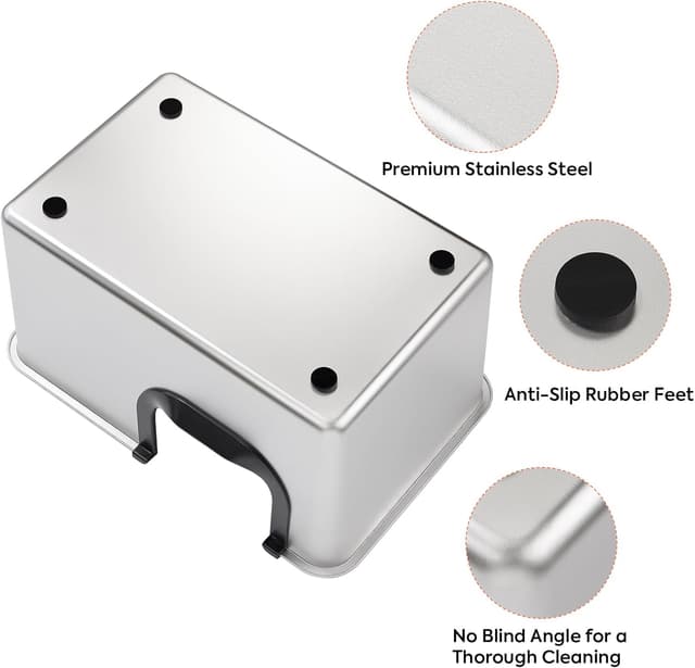 Thumbnail 5 de Yangbaga Katzenklo Edelstahl XXL 60x40x30 cm 🚽