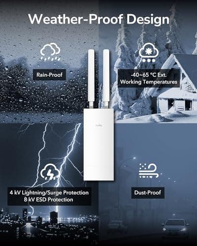 Thumbnail 5 de Cudy Repetidor AC1200 Exterior 🚀 para WISP con PoE y Protección