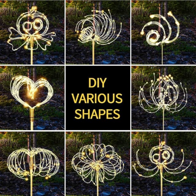 Thumbnail 4 de CNMTCCO Solar Firework Garden Lights 120 LED 🌳