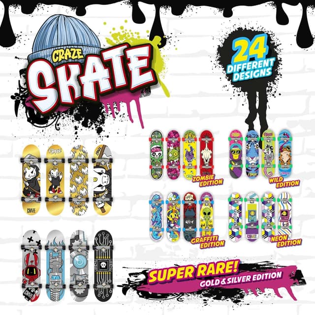 Thumbnail 3 de Fingerboard Set 2er Pack Neon Mini-Skates