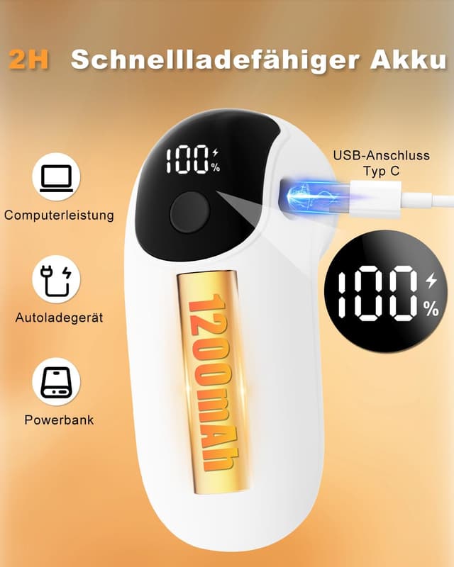Thumbnail 5 de Homtronics Fusselrasierer Elektrisch 6Klingen