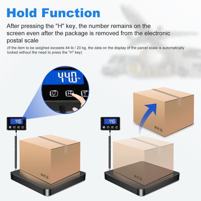 Thumbnail 3 de RAOYAN Postal Scales 200 kg postal scale