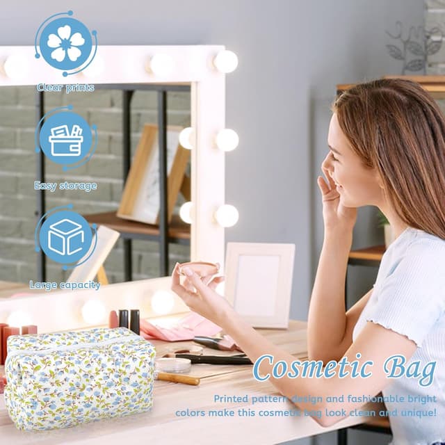 Thumbnail 4 de Kosmetiktasche Reisetasche Make up Blau