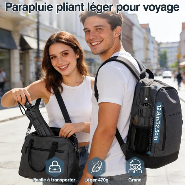 Thumbnail 6 de ZOMAKE parapluie compact coupe-vent 32 cm