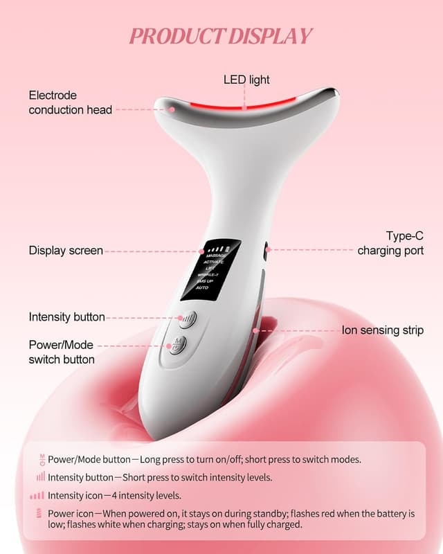 Detalle 2 de Smilify Face Massager mit 6 Modi