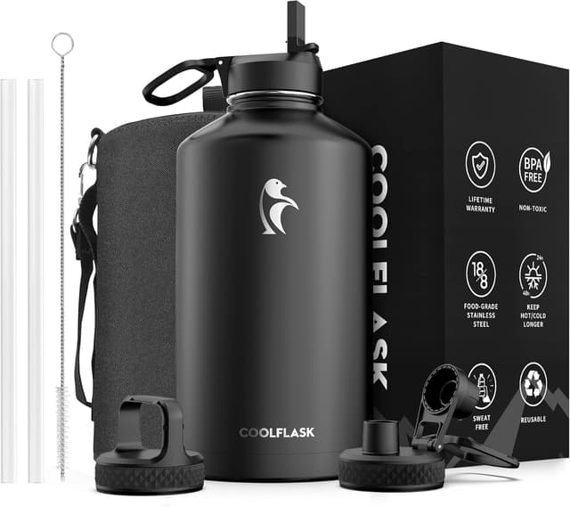 Imagen de Coolflask Gallon 128 oz Insulated Water Bottle en OfertitasTOP