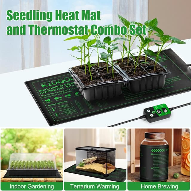 Thumbnail 5 de RIOGOO Tappetino Termico per piantine 10"x20,75