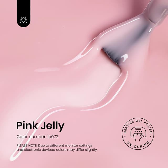 Detalle 2 de Beetles UV Gel Nagellack 15 ml Pink