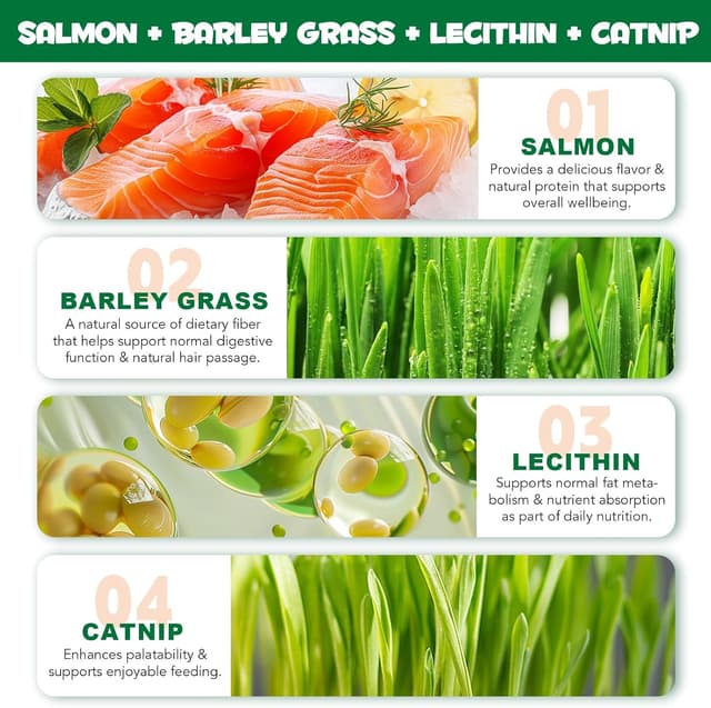 Thumbnail 4 de Golosinas de Hierba para Gatos 180g