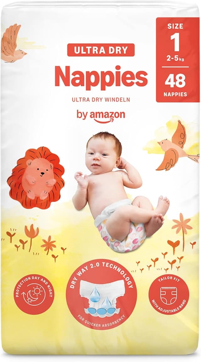 Thumbnail 6 de by Amazon 76 Ultra Dry Nappies Taglia 5