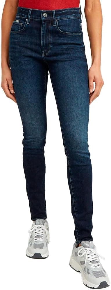 Detalle de G-Star Damen 3301 Skinny Jeans – mit Frontreißverschluss und 5-Pocket-Design