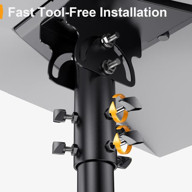 Thumbnail 6 de Starlink Gen 3 Mount (Pole Mounting Kit) for Standard Dish V3, Black