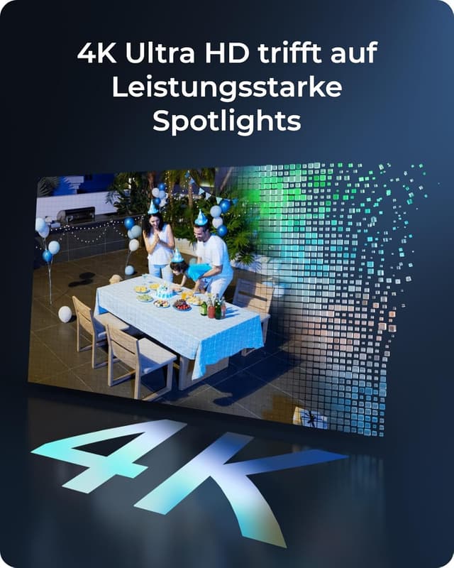 Detalle 2 de Reolink 4K Solar Überwachungskamera Aussen Akku (Argus Eco Ultra+): WLAN 2,4/5 GHz, 8MP Farbnachtsicht