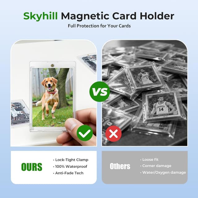 Thumbnail 5 de Skyhill 102ct Acrylic 35pt Card Holders with Sleeves