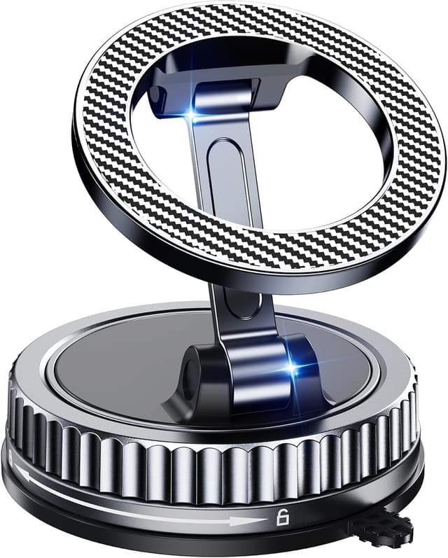 Detalle de Chiclish MagSafe Car Phone Holder (360° Adjustable, 3M Suction, Up to 3600 gf Magnetic Force) for iPhone 17–12 Series