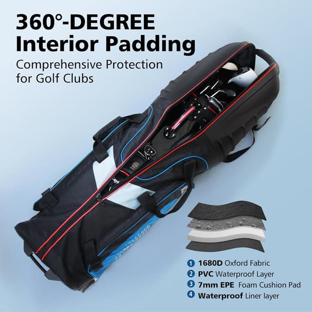 Detalle de Golf Travel Bag with Wheels 52