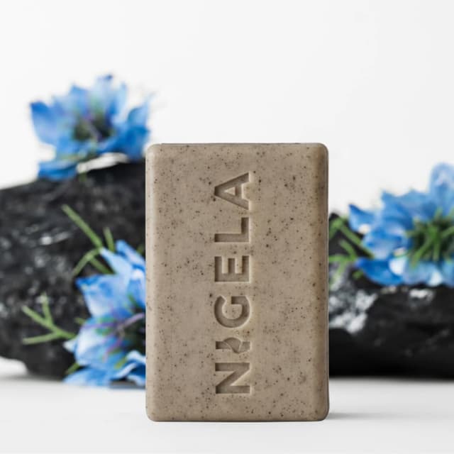 Detalle 2 de Nigela 3x Schwarzkümmelöl Hautseife – feste Naturseife für Gesicht & Körper