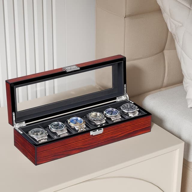 Thumbnail 4 de BEWISHOME Caja para relojes hombre ESSH06Y