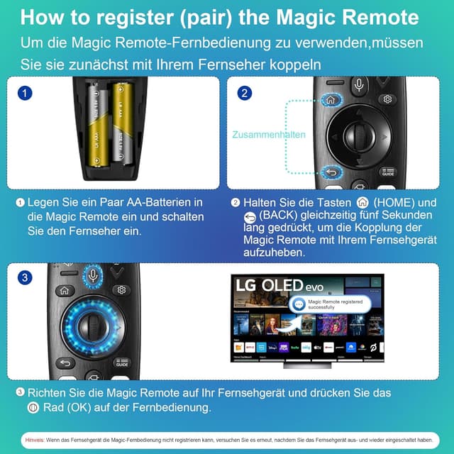 Thumbnail 6 de Ersatz Magic Remote MR20GA mit Sprachfunktion