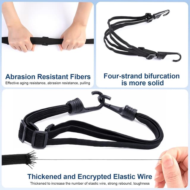 Thumbnail 3 de Romon Cinghia Elastica 60–110 cm per casco e bagagli