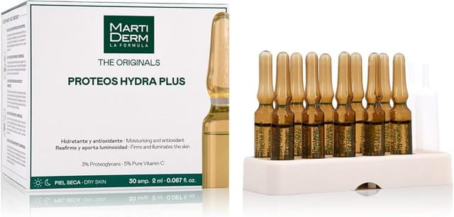 Detalle 2 de MARTIDERM Proteos Hydra Plus ampollas 30 unidades