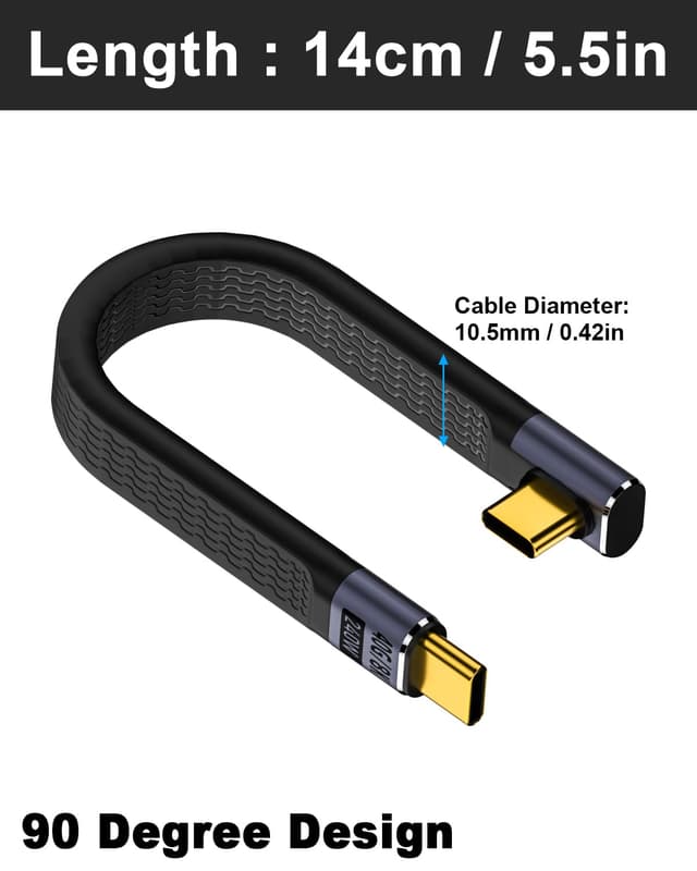 Thumbnail 6 de Maxhood USB C cable 240W, 5 inch