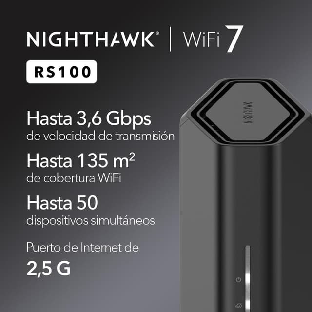Thumbnail 1 de NETGEAR Nighthawk WiFi 7 Router 🔥 Hasta 3.6 Gbps