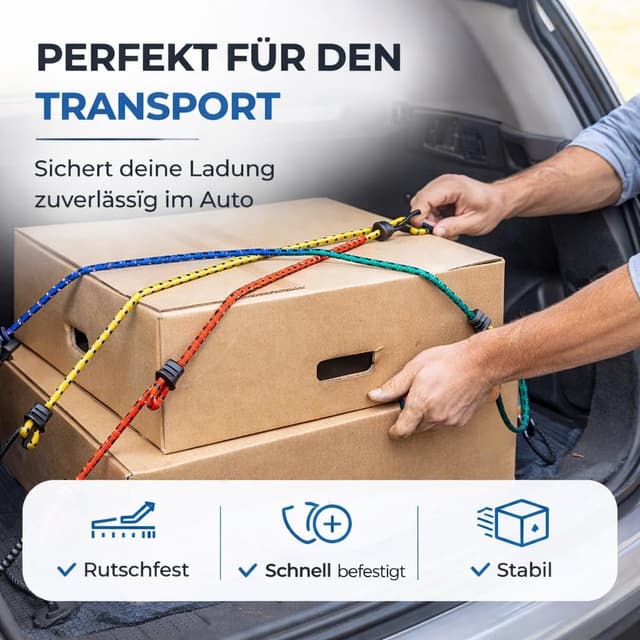 Thumbnail 6 de 10er Expander mit Haken 8 Längen Set