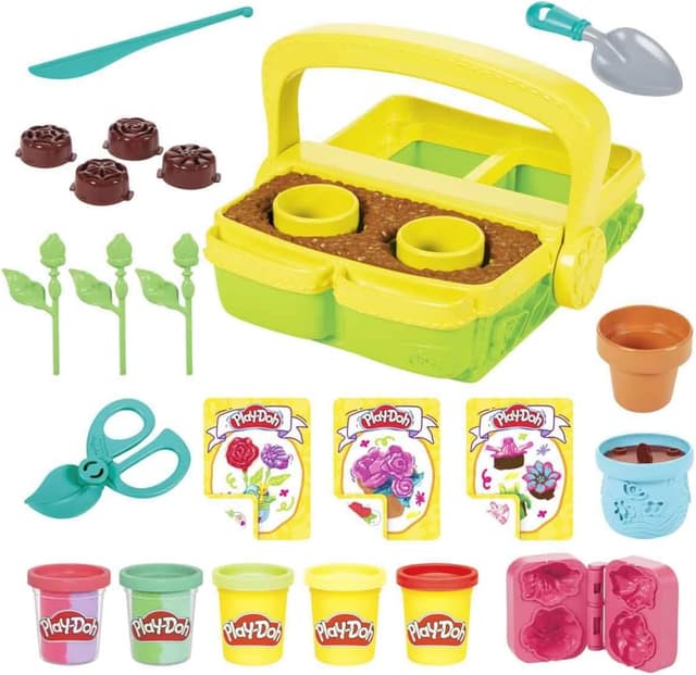 Detalle 2 de Play‑Doh Bunter Blumenspaß Spielset 284 g 🎨