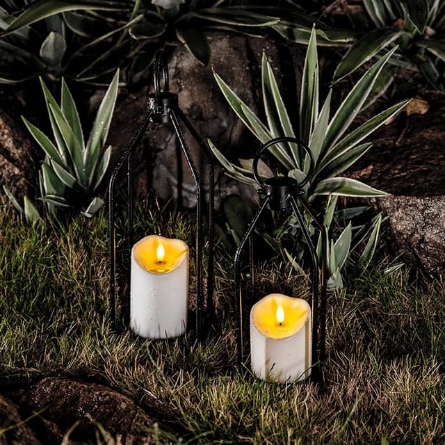 Thumbnail 2 de Homemory LED Kerzen Außen 3er Set IP55