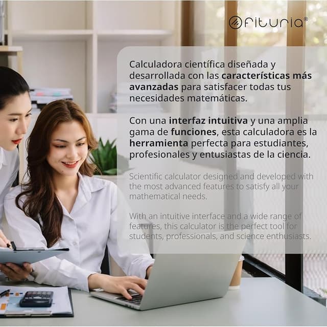 Detalle 2 de Ofituria F-82MS calculadora científica 2 líneas