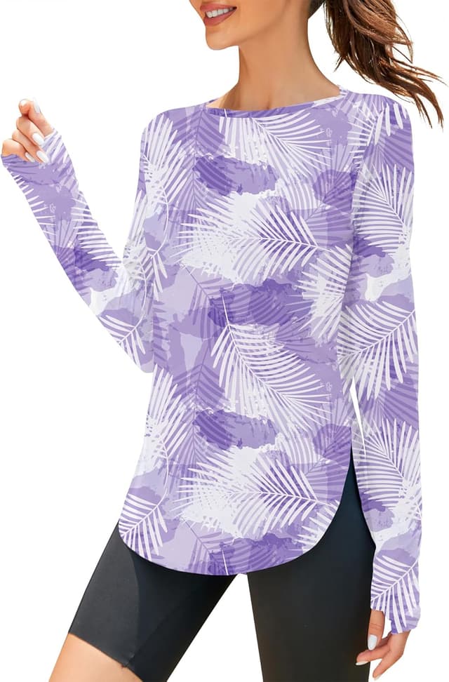 Detalle de ZHENWEI Women’s Long Sleeve Sun Shirt (UPF 50+) for Workout, Golf, Hiking & Outdoor Days