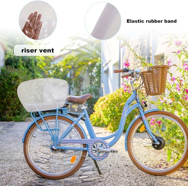 Thumbnail 3 de Regenschutz Fahrradkorb 61 × 40 cm