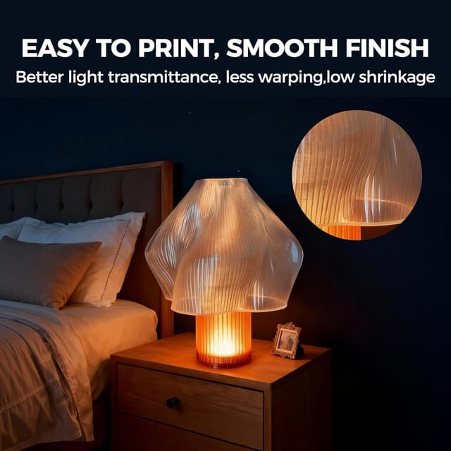 Detalle de Creality PETG Filament 1,75 mm (Ender 3D-Drucker) – 1 kg, Orange