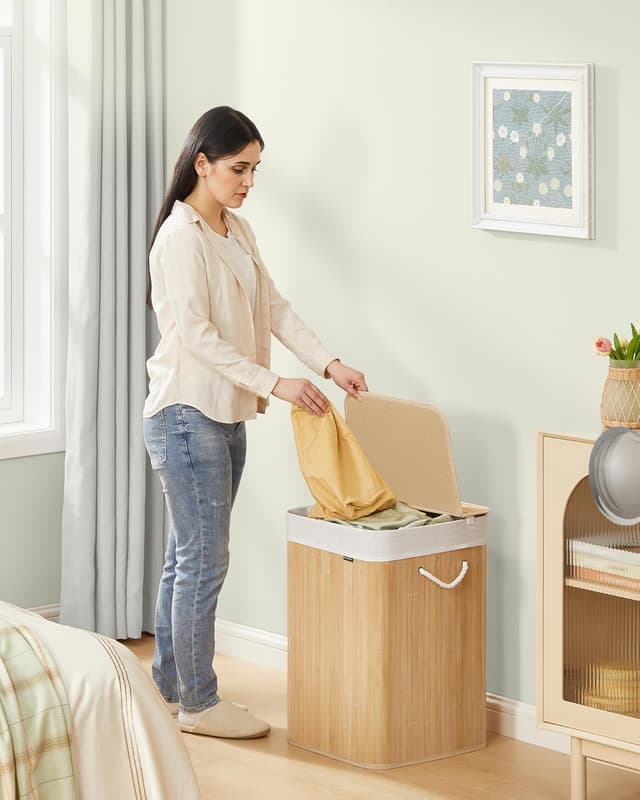 Thumbnail 1 de SONGMICS LCB060Y01 cesto ropa 95 L