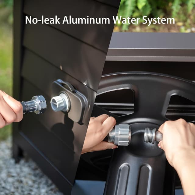 Detalle 1 de AQUAZILLA Metal Hose Reel Box 150ft