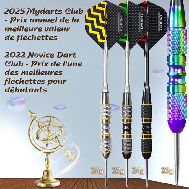 Thumbnail 4 de Turnart Fléchettes 12 PCS acier