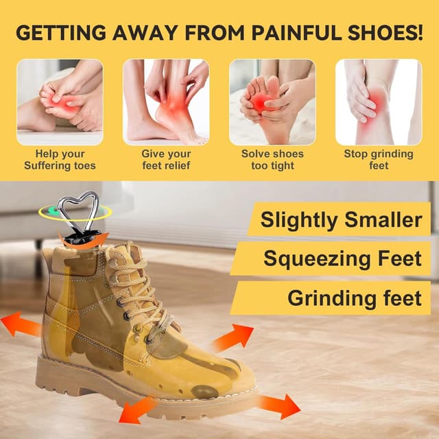 Thumbnail 3 de Ostyel Schuhdehner (2 Stück) für Damen & Herren – einstellbare Breite und Länge zum Aufweiten von Schuhen