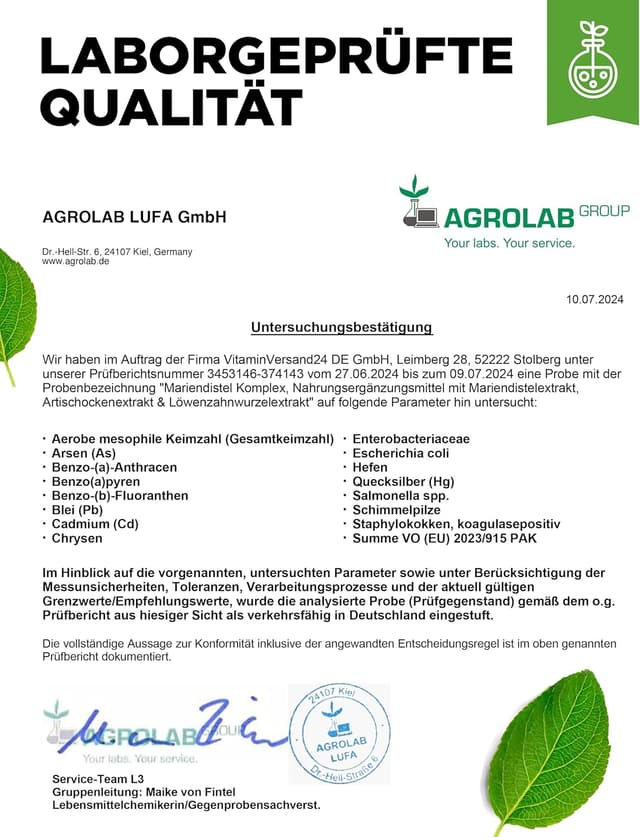 Thumbnail 6 de Mariendistel Artischocken Löwenzahn Komplex 365 Kapseln