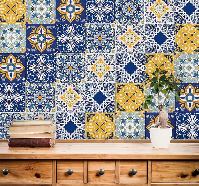 Thumbnail 4 de HPNIUB 30 Stück Bunt Fliesenaufkleber